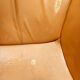 Karuselli Lounge Chair by Yrjö Kukkapuro for Haimi in Orange Leather, 1970s