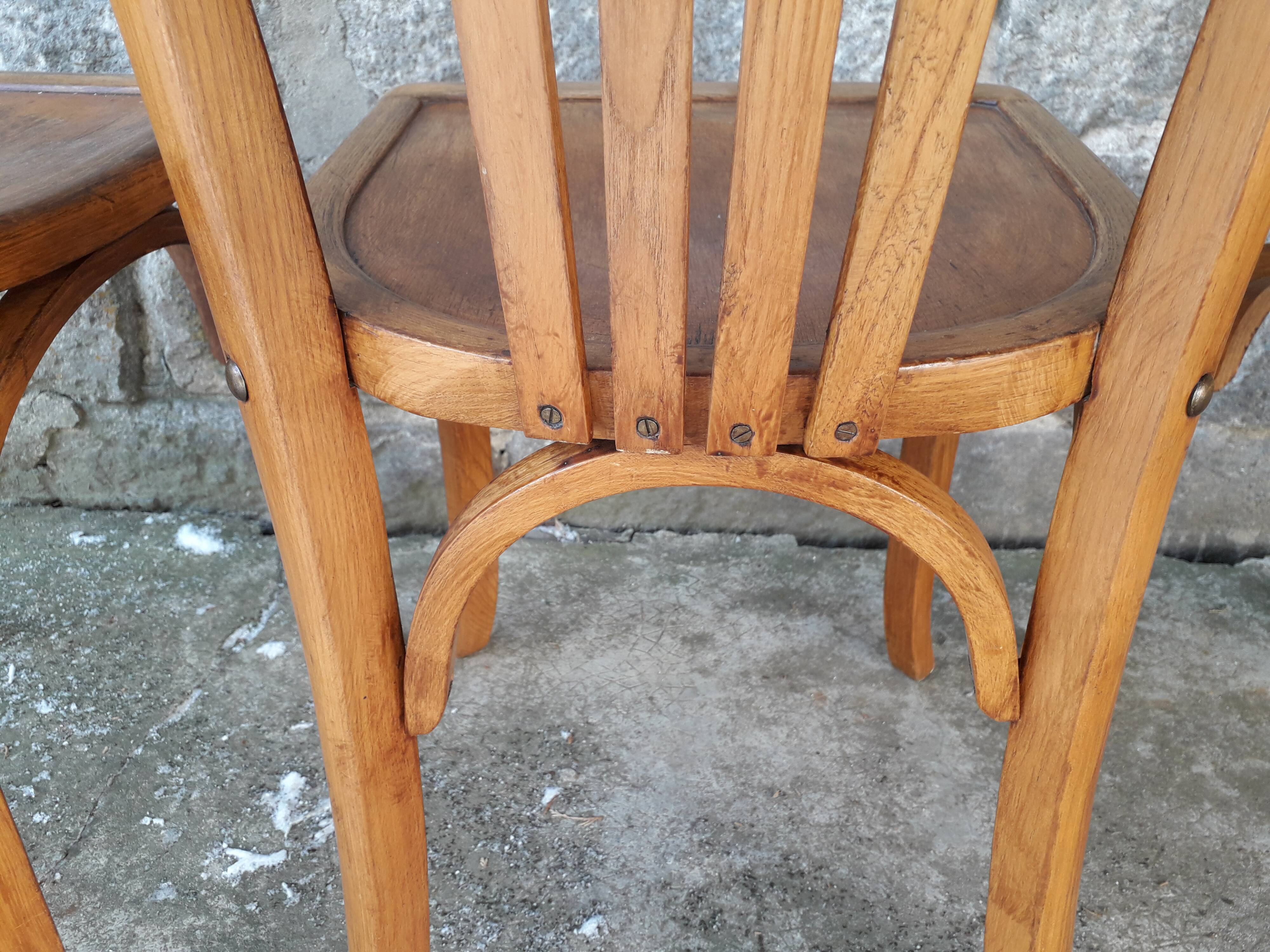 Set of four Luterma bistro chairs