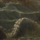 Old oil painting on canvas, French school, 18th century