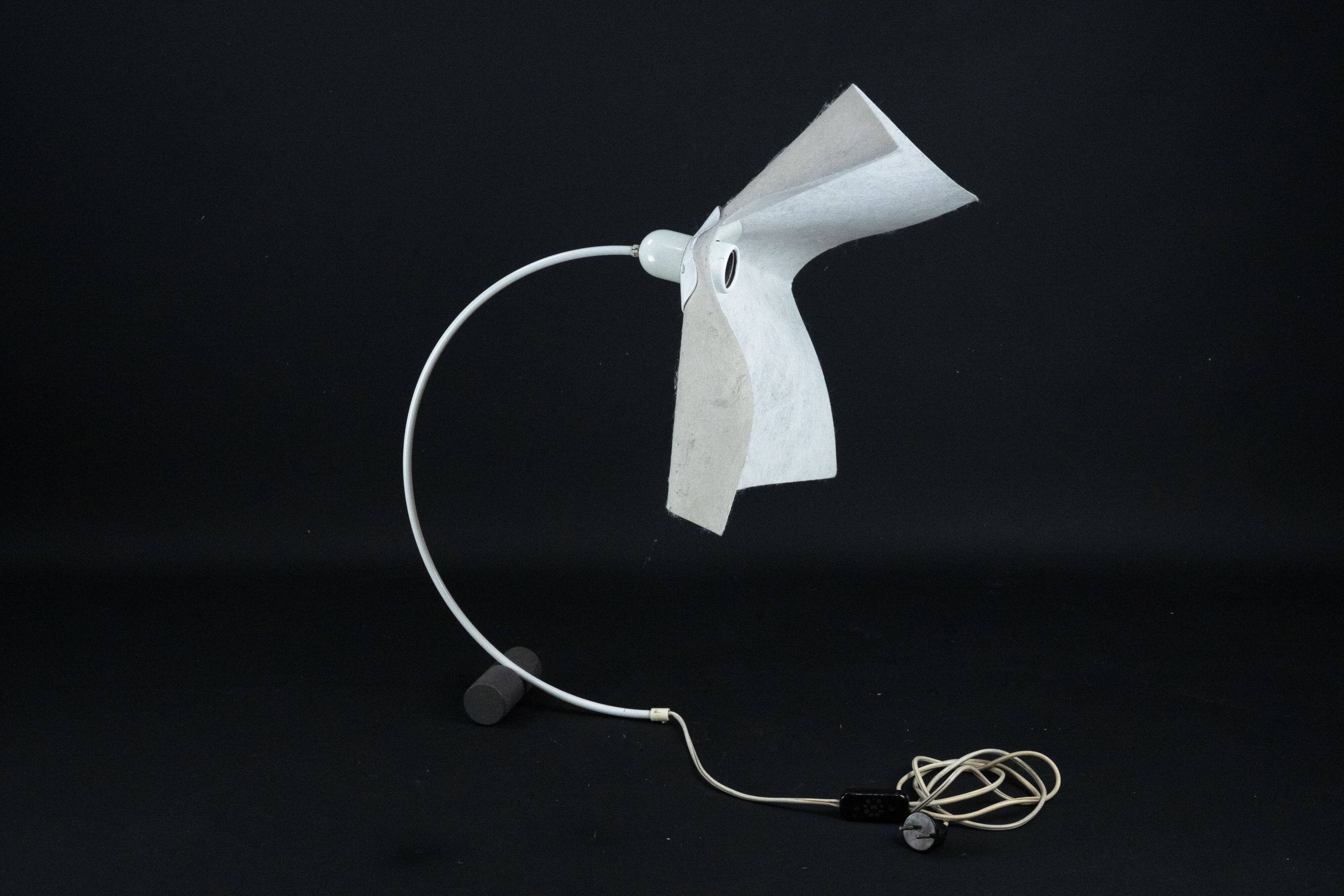 Vintage Area Curva Lamp by Mario Bellini. Italy 1970s