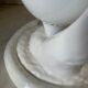 Vintage cobra lamp in ceramic and opaline