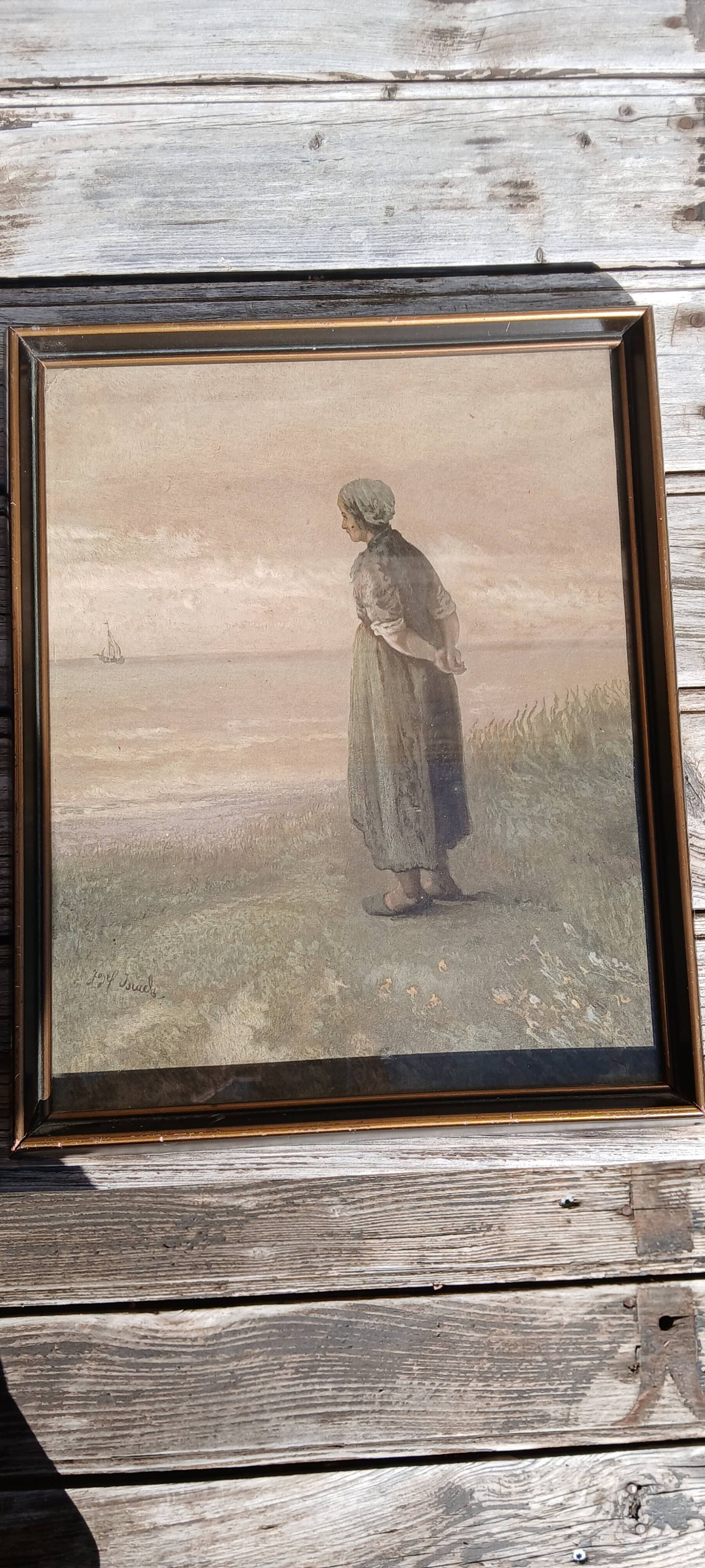 copy of the painting by Jozef Israël