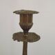 French Vintage Bronze Candlestick With Lovely Acanthus Leaf Detail 5165