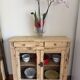 Beautiful Parisian buffet, sanded and gridded.