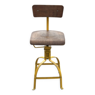 Chaise bienaise, d'architecte, années 50 60