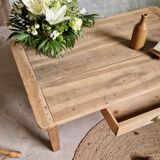 Table basse en noyer