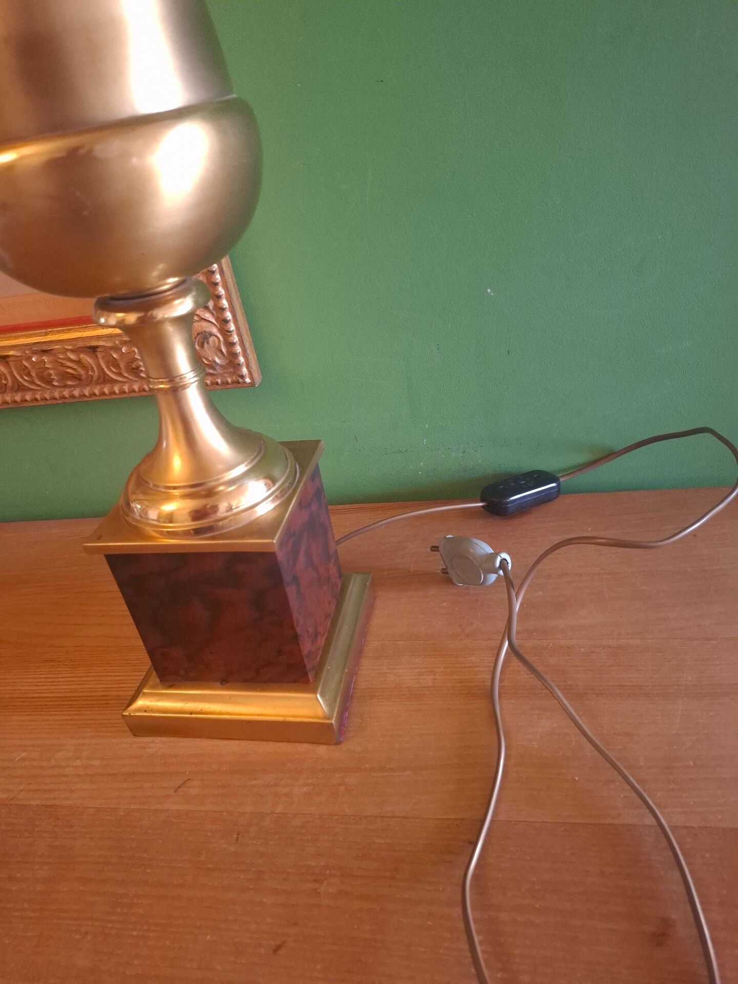 Lampe ananas Hollywood regency