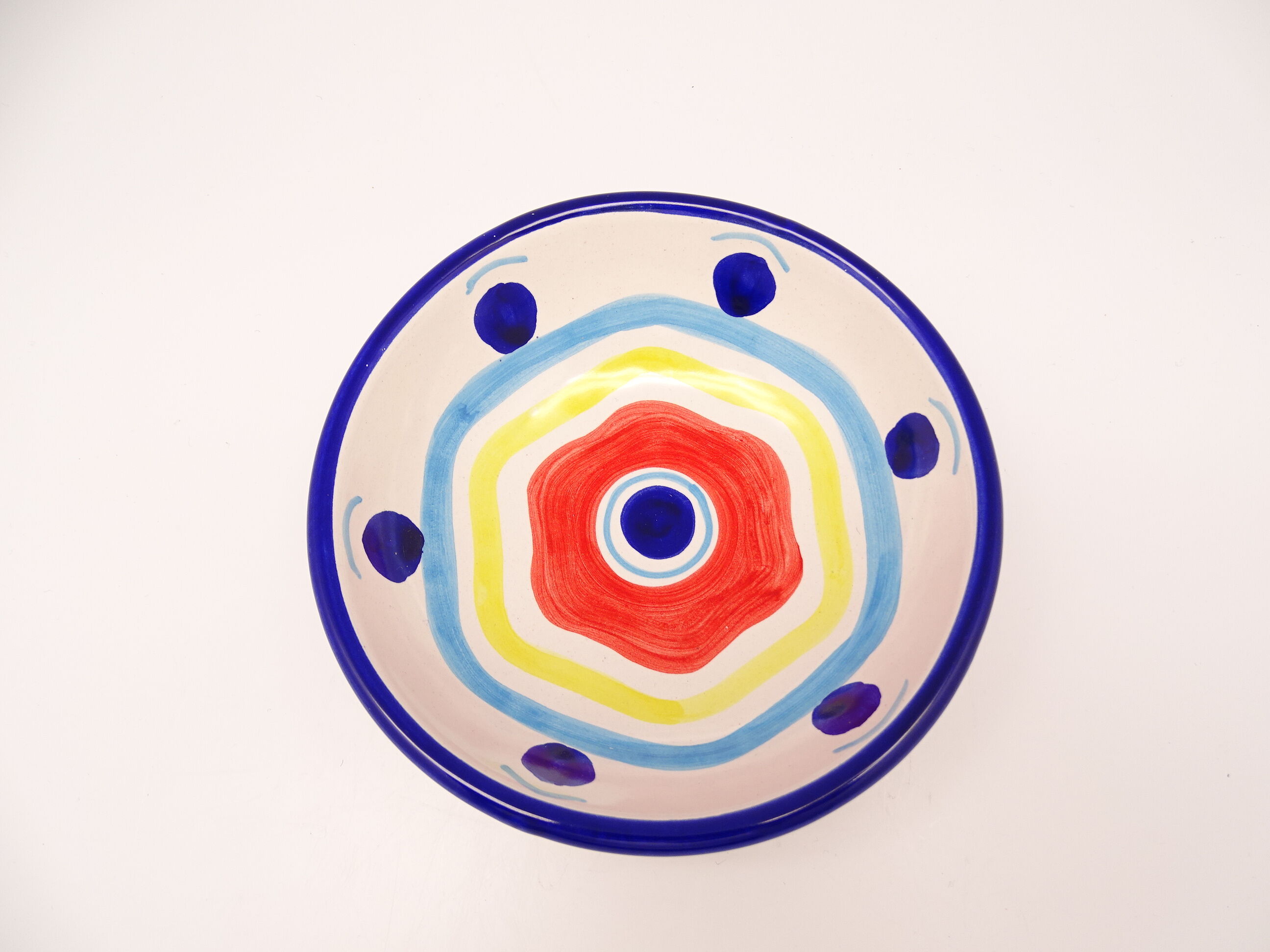 Bol multicolore en céramique italienne