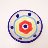 Multicolored bowl in Italian ceramic
