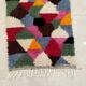 Handmade wool Berber rug 155 x 60 cm