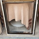 Brass frame fireplace