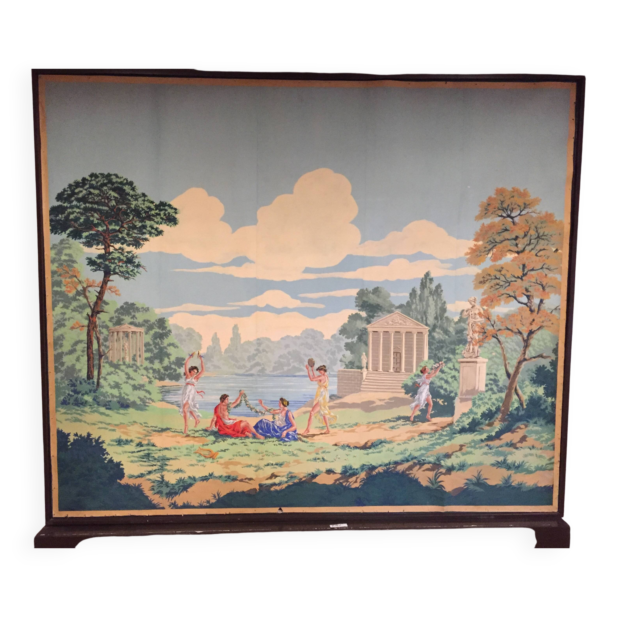 Panoramique peint à la main par l'artiste Régnié