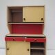 Old toy, vintage kitchen buffet
