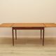 Table danoise extensible en teck, années 1970