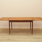 Teak table, Danish design, 1970s, made in Denmark