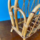 Porte-revue rotin bambou vintage