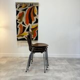 SET OF 4 MOSQUITO CHAIRS BY ARNE JACOBSEN