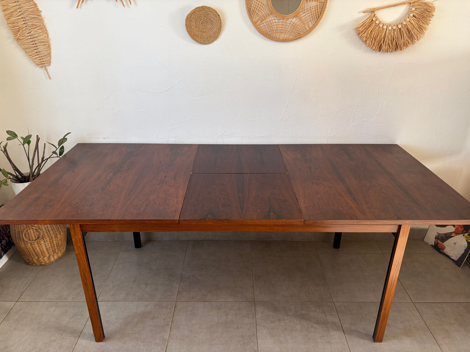 Vintage designer extendable table
