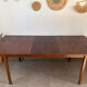 Vintage designer extendable table