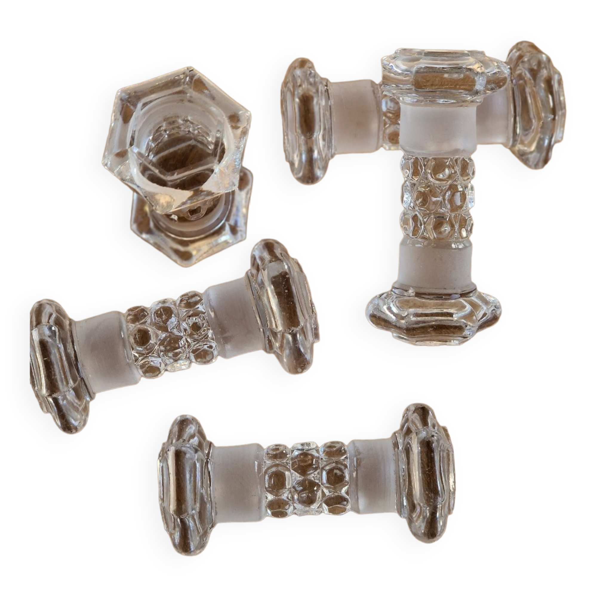 Crystal knife holder