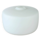 Huge White Opaline Glass Shield, Czechoslovakia 1960s