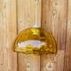 Amber glass pendant from the 1970s.