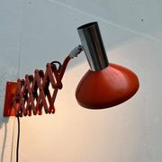 Mid-Century German Space Scissor Wall Lamp by Hustadt Leuchten, 1960s, set of 2