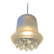 Mid-Century Frosted Glass Pendant Light Peill & Putzler