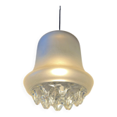 Mid-Century Frosted Glass Pendant Light Peill & Putzler
