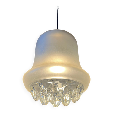 Mid-Century Frosted Glass Pendant Light Peill & Putzler