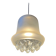 Mid-Century Frosted Glass Pendant Light Peill & Putzler