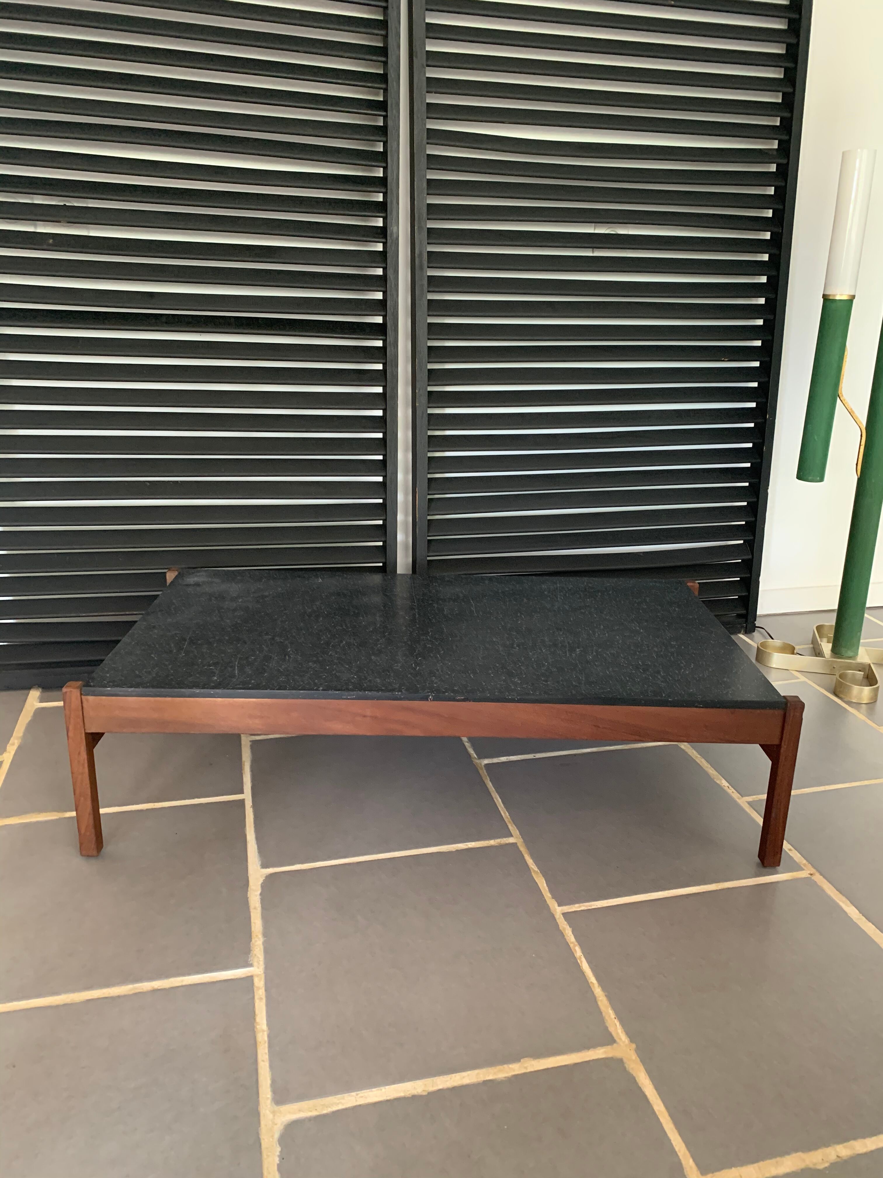 Vintage coffee table teak and formica