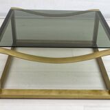 Luciano Frigerio Mid-Century Modern Italian Design Brass Coffee Table, 1970