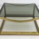 Table basse en laiton de style italien moderne du milieu du siècle, Luciano Frigerio, 1970