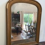 Old gilded mirror Louis Philippe style, 80x57 cm
