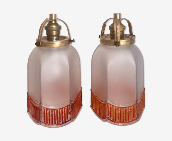 Duo de baladeuses verre avec câbles