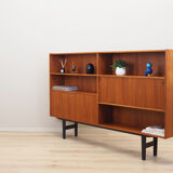 Bibliothèque en teck, design danois, années 1970, production: Danemark