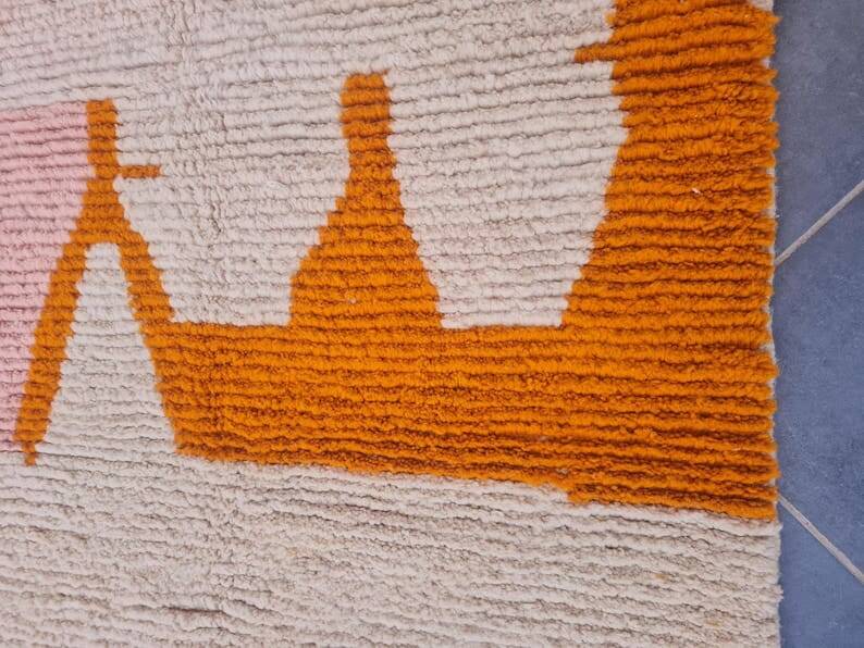 Azilal handmade handwoven rug size 150 x 250 cm