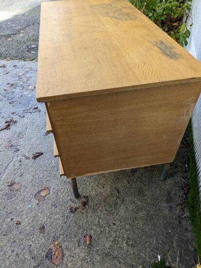 School teacher's desk, adult desk