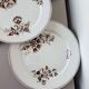 4 assiettes plates Sarreguemines modèle Danois