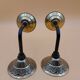 Pair of brass wall lights