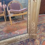 Golden mirror xixth period restoration 132×110cms