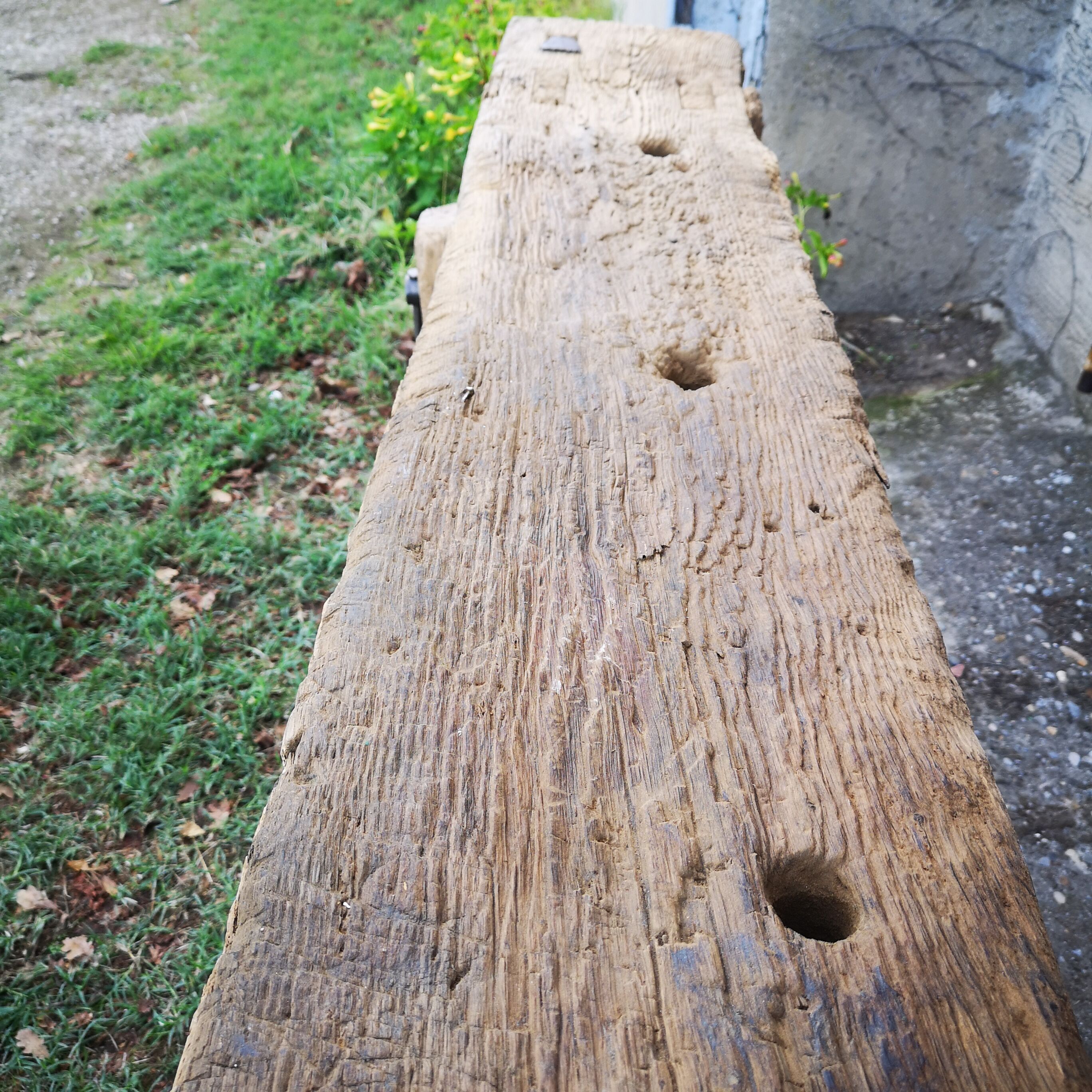 Small old carpenter's workbench
