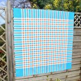 140x143 tablecloth and vintage napkins