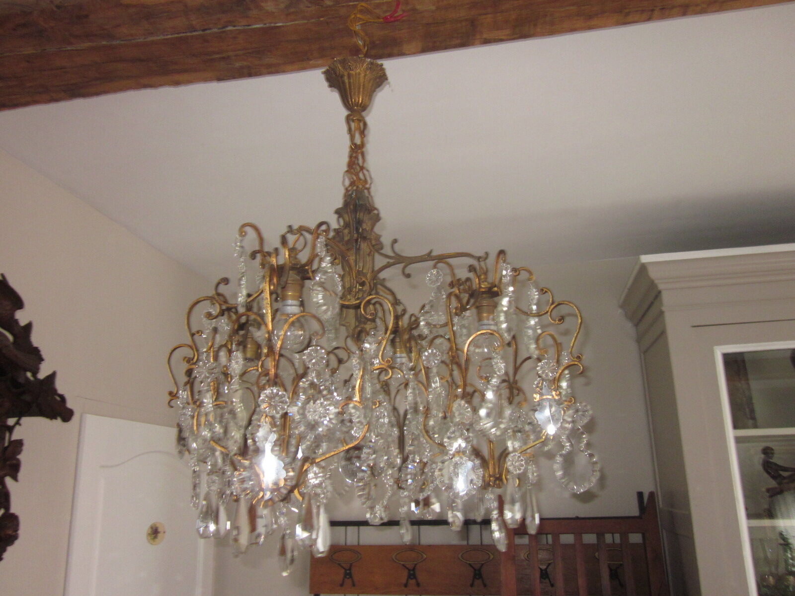 Stamps chandelier