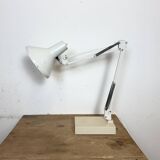 Vintage White Italian Architect Table Lamp, 1970s