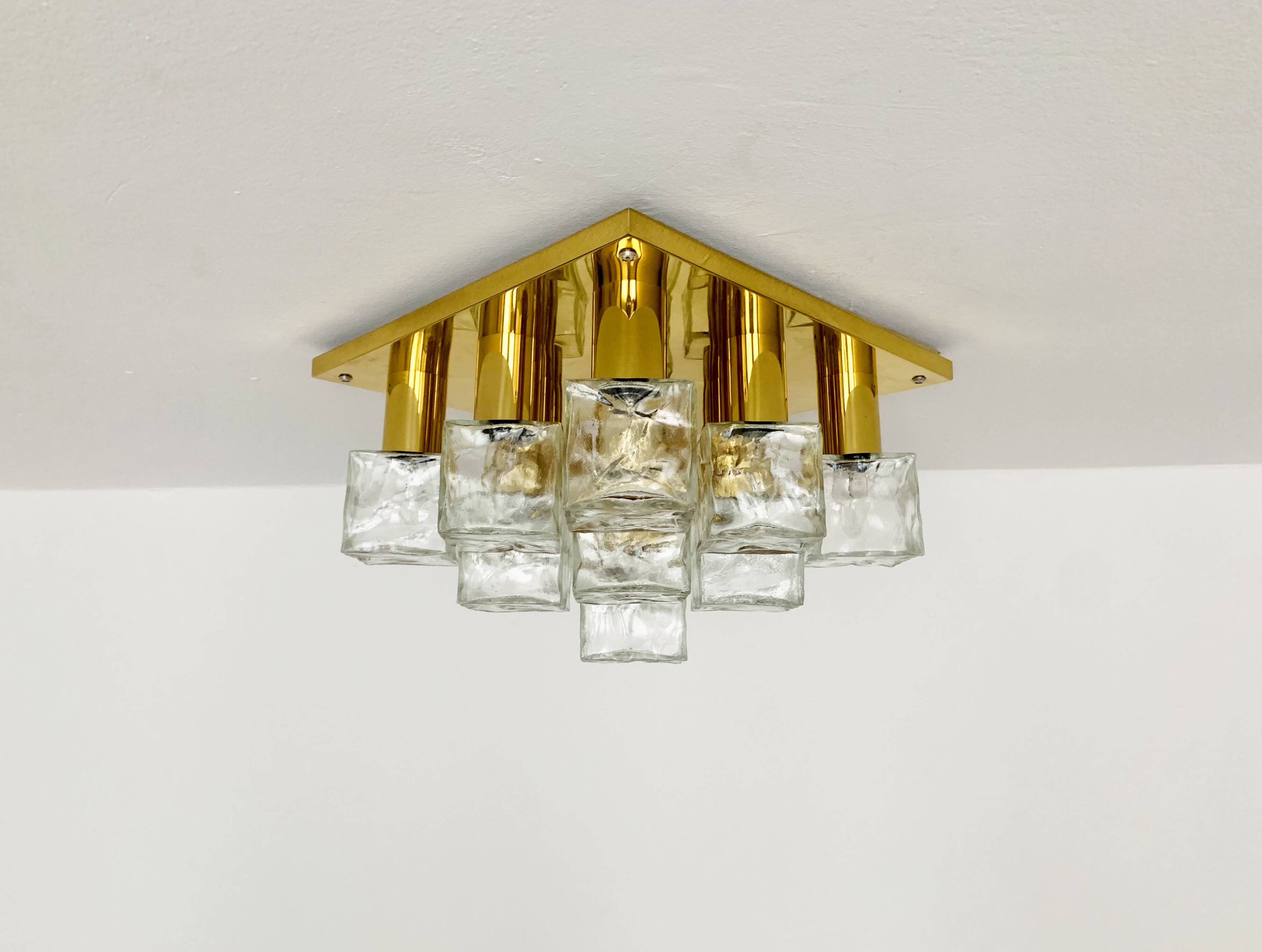 Ice Cube Flush Light by J.T. Kalmar