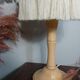 Vintage macramé lamp