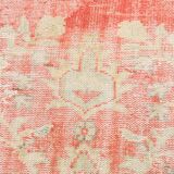 5x8 Cream & Red Turkish Vintage Rug 153x256Cm SK 20384