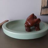 Vide poche ours en céramique art déco , Sarskilda Villkor , Suède